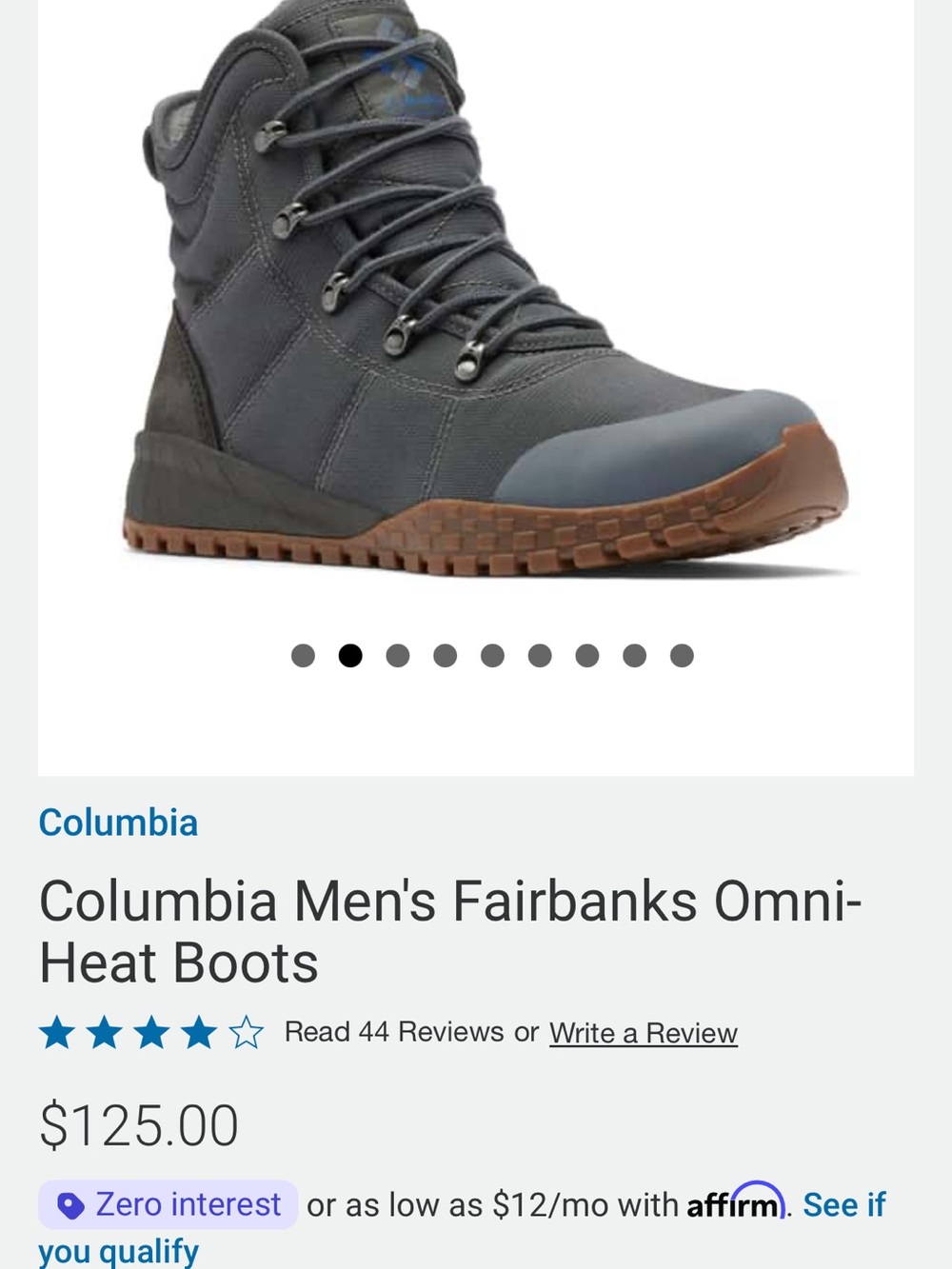 Colombia Fairbanks Omni Heat